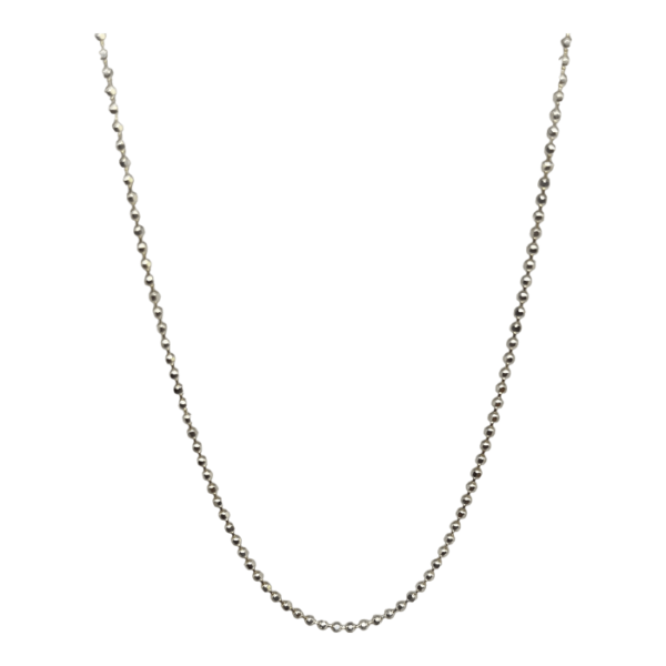 Cadena Bolita Diamantada 150 - 40 Cm vista dos