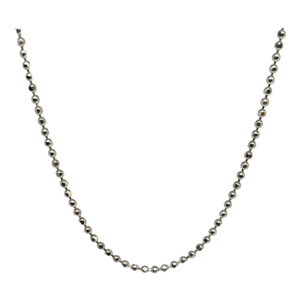 Cadena Bolita Diamantada 150 - 40 Cm