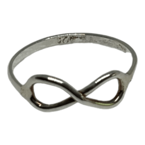 Anillo Medio Dedo Liso Infinito