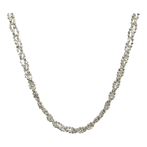 Cadena Trenzada Bolitas - 40 Cm