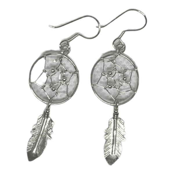Aretes Atrapa Sueños Plata