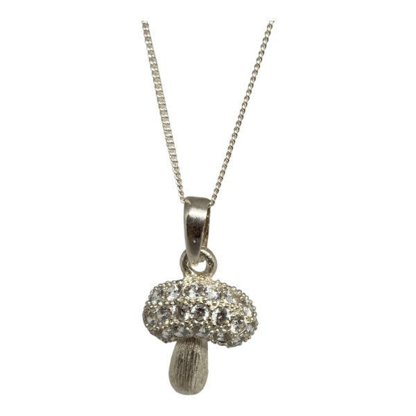 Dije Hongo Con Zirconia 2 Cm