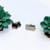 Arete Cartoneado Perro Y Hueso - Imagen 2