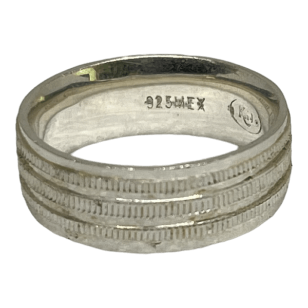 Anillo Matrimonial Comfort 3 Lineas Mate - Imagen 2