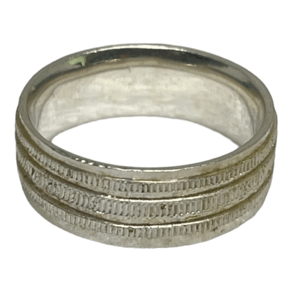 Anillo Matrimonial Comfort 3 Lineas Mate