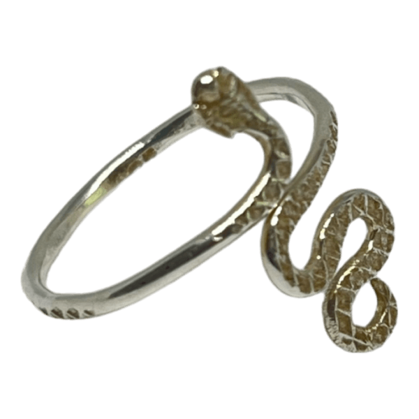Anillo Medio Dedo Liso Vibora - Imagen 2