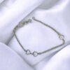 Pulsera Tobillo Corazones 25.5Cm O 24CM con fondo