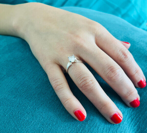 Anillo Solitario  Liso - Imagen 3